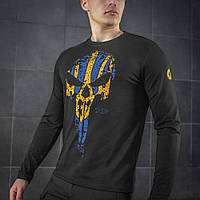 M-Tac футболка Месник длинный рукав Black/Yellow/Blue (L)