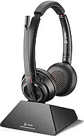 Poly Savi 8220 S8220m Office Headset Bezprzewodowy Stereofoniczny System Słuchawkowy Dect Ze Zintegrowaną