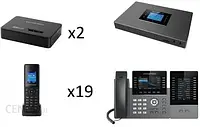 Телефон Grandstream System Telefoniczny Voip Bezprzewodowy Dla 20 Osób Z Konfiguracją
