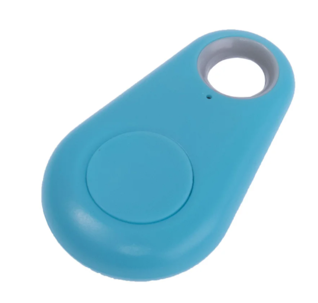 Брелок трекер із маячком iTag anti lost loos Bluetooth 4.0 блакитний