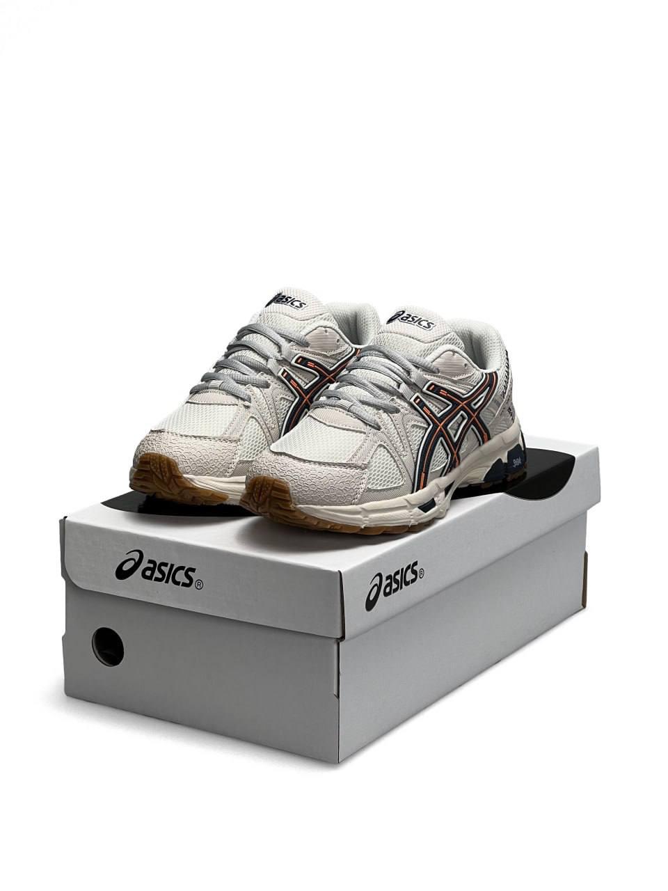 Жіночі кросівки Asics Gel-Kahana 8 Beige Navy (Бежеві) Взуття Асікс Гель Кахана 8 повсякденні шкіра текстиль демісезон