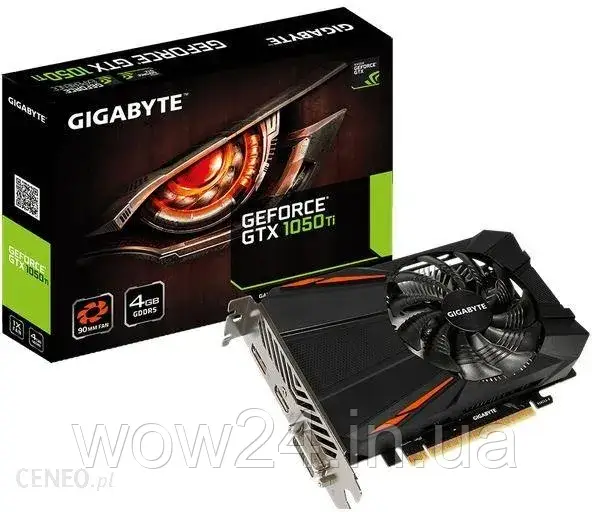 Відеокарта Gigabyte GeForce GTX 1050 Ti 4GB GDDR5 (GVN105TD54GD)