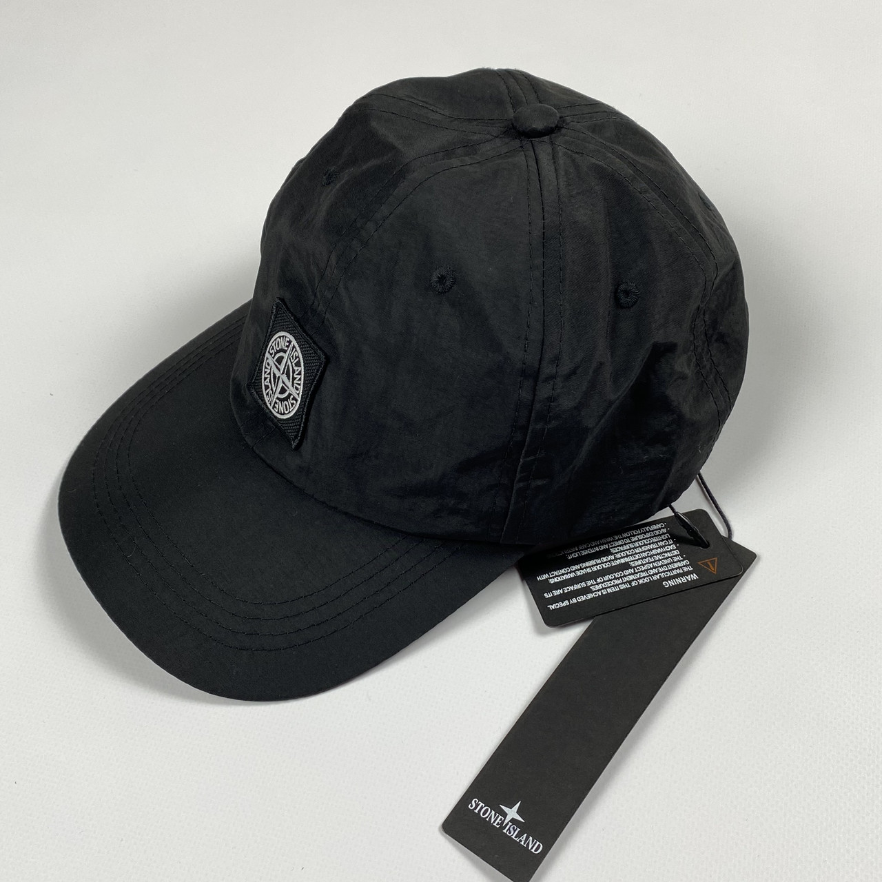 Чоловіча Кепка Stone Island Nylon у Чорному кольорі Чорна Кепка Стон ...