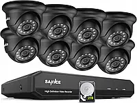 Sannce 16Ch System Kamer Cctv 1080P Full Hd-2Tb Sudt61Br2T8Gl