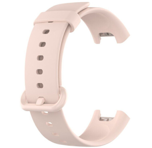 Силіконовий ремінець для Xiaomi Mi Watch Lite / Redmi Watch Lite Pink (Пудровий рожевий)