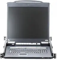 Комутатор консолей (KVM) Aten Kvm 8 Port Lcd 19'' + Keyboard + Touchpad Ps (Cl1308NAtAg)