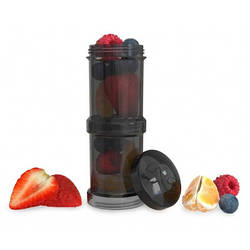 Контейнер для зберігання продуктів Twistshake 2 шт 100 мл Чорні 24889 smart