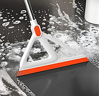 Скребок-швабра силиконовый Clean the wiper для мытья окон пола с телескопической ручкой