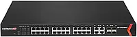 Комутатор консолей (KVM) Switch zarządzalny EDIMAX GS-5424PLC V3 - 24x 100|1000Mbps RJ45, 4x 1000Mbps RJ45|SFP