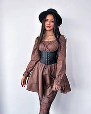 Сукня жіноча тканина котон 42-44; 46-48 ( 3) "CHERRY" Sin1486-542 zam, фото 3