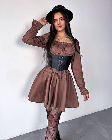 Сукня жіноча тканина котон 42-44; 46-48 ( 3) "CHERRY" Sin1486-542 zam, фото 1