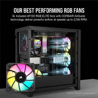 Корпус Corsair iCUE 5000D RGB AirFlow Tempered Glass Black (CC-9011242-WW) e