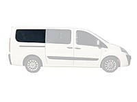 Боковое стекло Toyota ProAce (2013-) Заднее салонное Правое на Длинную базу (Тойота ПроАйс)