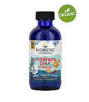 Nordic Naturals, Children's DHA, ДГК для дітей від 1 до 6 років, риб'ячий жир, омега-3, полуничний смак, 119 мл