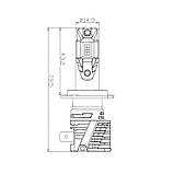 NEXTONE LED L7 H7 6000K Світлодіодні лід лампи для авто, фото 7