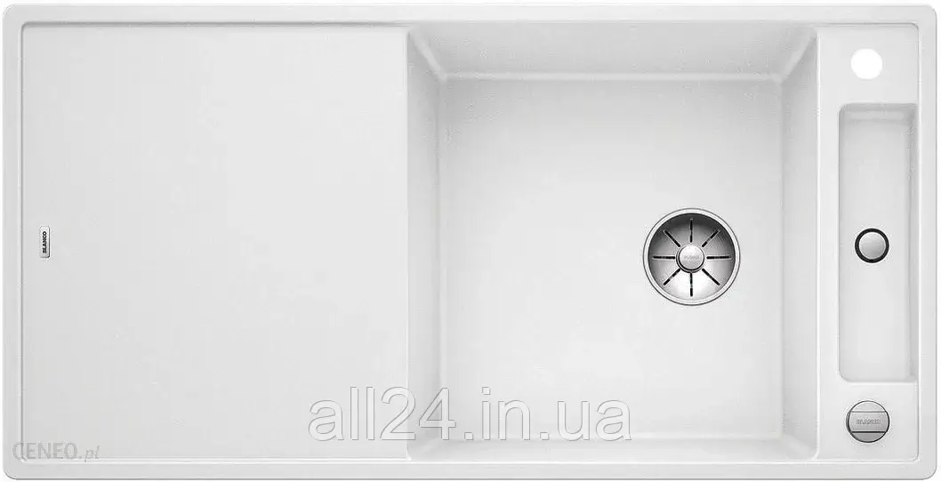 Кухонна мийка Blanco Axia III xl 6 S Biały z Deską Drewnianą 523504