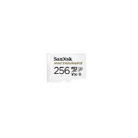 Карта памяти SanDisk 256GB microSD class 10 UHS-I U3 V30 High Endurance (SDSQQVR-256G-GN6IA) p