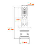 NEXTONE LED L7 H1 6000K Світлодіодні лід лампи для авто, фото 5