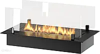 Камін Nice-House In Fire Insert Slim Czarny 600mm Szyby