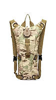 Гидратор военный рюкзак, 3 л, питьевая система, тактический гидратор мультикам