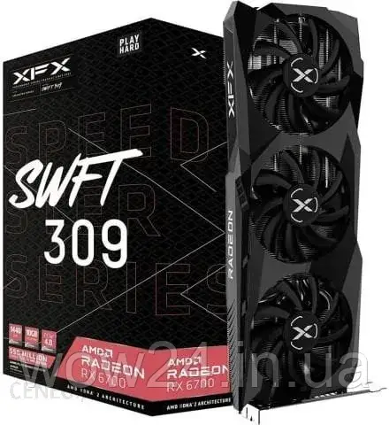 Відеокарта XFX Radeon RX 6700 SPEEDSTER SWFT309 10GB GDDR6 (RX67XLKWFDV)