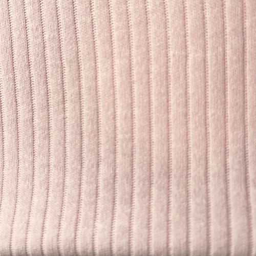 Інтерлок лапша трикотажне полотно преміум класу однотон ясно-рожевий
