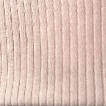 Інтерлок лапша трикотажне полотно преміум класу однотон ясно-рожевий