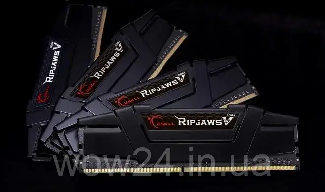 Пам'ять G.Skill Ripjaws V Black Quad 64GB DDR4 (F43200C14Q64GVK)