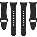 Силіконовий ремінець для Redmi Watch 3 (Black), фото 3