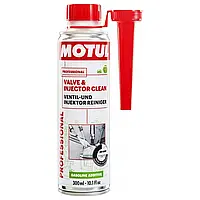 Присадка для очистки инжекторов и топливной системы MOTUL Valve and Injector Clean 300 м (108123)