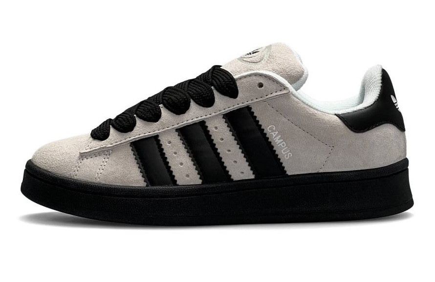 Жіночі кросівки Adidas Campus PRM Light Gray Black, фото 1