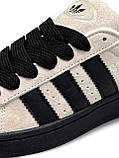Жіночі кросівки Adidas Campus PRM Light Gray Black, фото 9