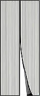 Антимоскитная сетка для дверей распашная на магнитах(23) Apalus полиэстер черная 80х210см лента 2см