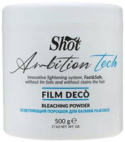 Порошок освітлювальний для балаяжу - Shot Ambition Tech Film Deco Bleaching Powder