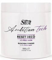 Shot Ambition Tech Bleaching Powder Осветляющая пудра для волос "Зеленое яблоко"