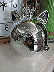 Скарбничка "Кіт з короною" SILVER
