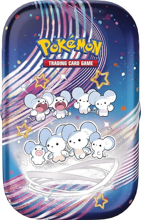 Pokemon Карти колекціонера Pokémon у металевій коробці TCG Scarlet & Violet Paldean Fates Mini Tin Maushold
