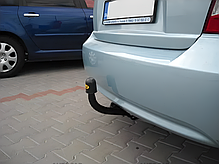 Фаркоп Hyundai Accent MC 2006-2011 (Хендай Акцент) польський, гак на болтах, фото 5