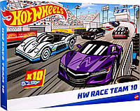 Набор из 10 гоночных машинок Hot Wheels 10-Pack Set of 10 Toy Race Cars in 1:64 Scale