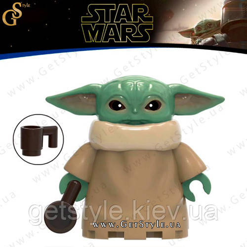 Фігурка конструктор Йода Yoda Зоряні війни Star Wars 4 см, фото 1