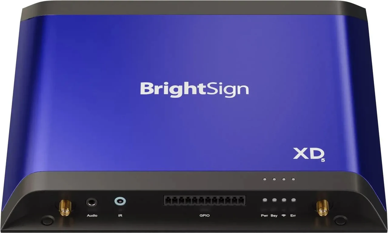 Сервер BrightSign XD235 Standard I/O 4K Player | Odtwarzacz reklamowy Digital Signage 4K 60p, HTML i JavaScript, PoE+