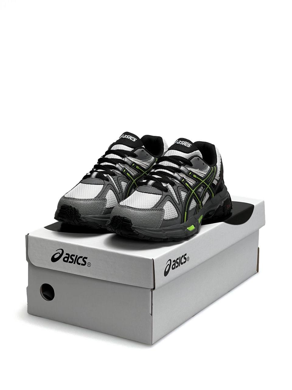 Жіночі кросівки Asics Gel-Kahana 8 Gray Light Green (Сірі) Взуття Асікс Гель Кахана 8 повсякденні шкіра текстиль демісезон, фото 1