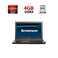 Ноутбук Б-класс Lenovo G575/ 15.6" (1366x768)/ AMD E-300/ 4 GB RAM/ 250 GB HDD/ Radeon HD 7370M 1GB