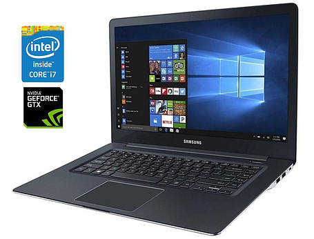 Ігровий ноутбук Б-клас Samsung NP950Z5L-X03US/ 15.6" 3840x2160 Touch/ i7-6700HQ/ 16GB RAM/ 256GB SSD/ GTX 950M 2GB, фото 1