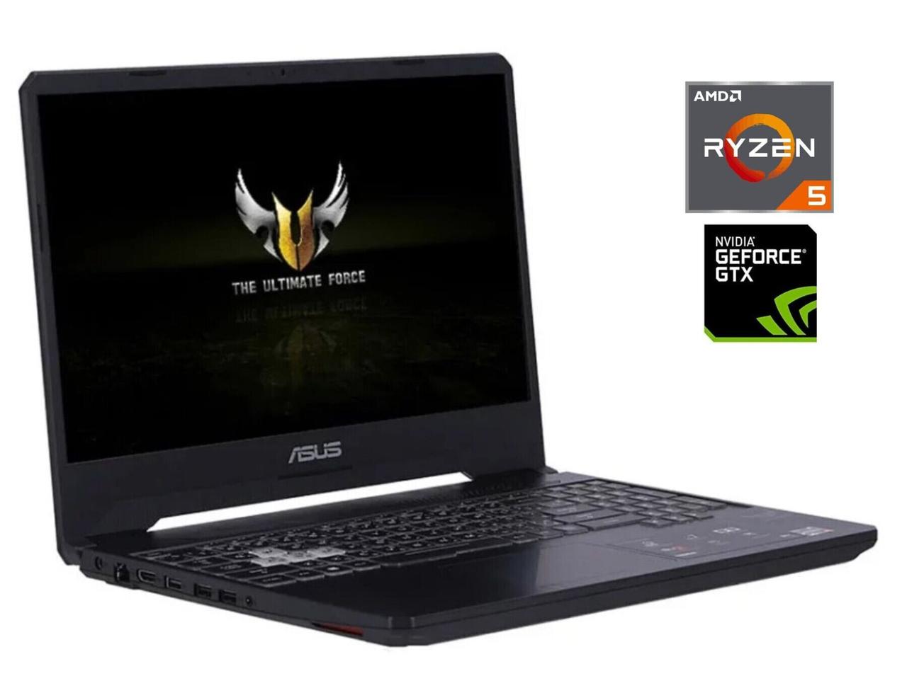 Ігровий ноутбук Asus TUF FX505DT/ 15.6" 1920x1080/ Ryzen 5 3550H/ 16GB RAM/ 256GB SSD+1000GB HDD/ GTX 1650 4GB
