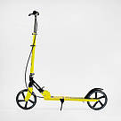 Двоколісний дитячий самокат зі складаною конструкцією Best Scooter Skyper Neon N-81483 Жовтий / Чорний, фото 5