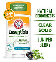 Дезодорант ARM & HAMMER  Essentials 72 грамм USA прозорі тверді без металу ягоди