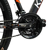 Спортивний велосипед 29 дюймів (рама 19", 27 швидкостей, 75% збирання, L-TWOO) Corso Kingston KN-29195 Чорний, фото 6
