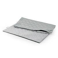 Чехол на подушку велюровый Dark Grey ромб 50х70 см Красивые чехлы на подушки