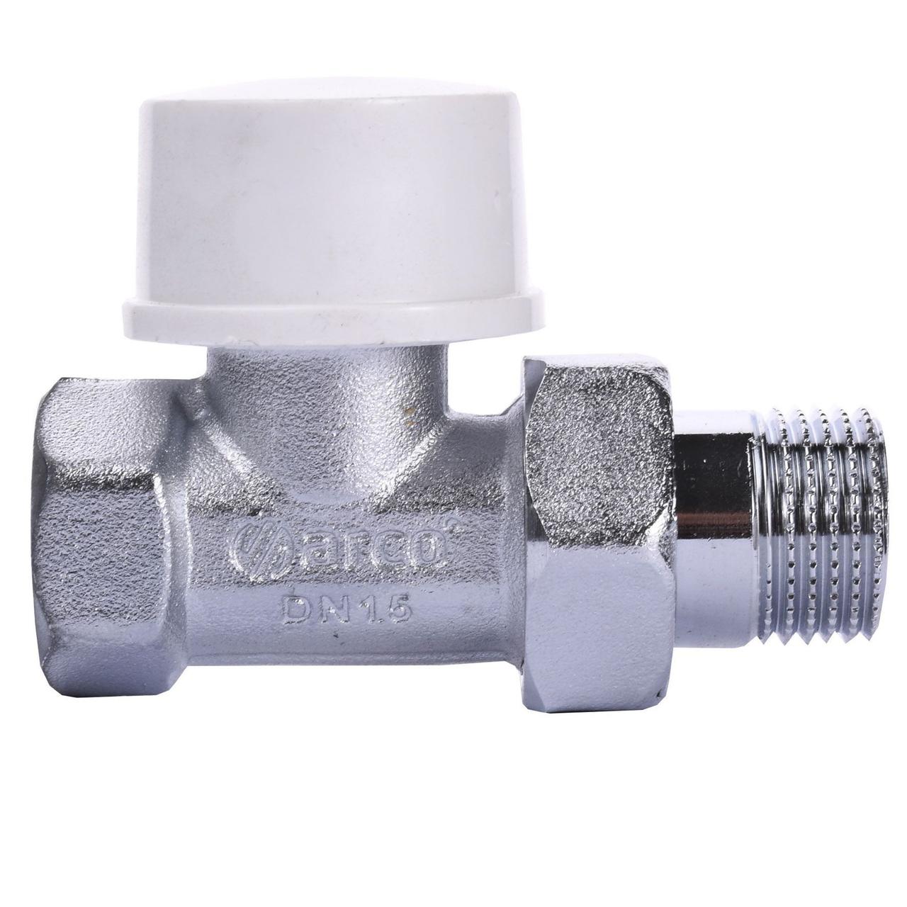 Кран радіаторний прямий ARCO 1/2" під термоголовку 501285 TB285 M30, фото 1